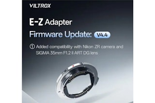 VILTROXがE‑ZマウントアダプターをVer.4.4に更新。Nikon ZR＆SIGMA